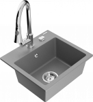 K&ouml;&ouml;givalamu koos kraaniga Mexen Milo Elia, graniit, 43.5 cm x 41 cm x 17.1 cm, h&otilde;be/hall/kroom