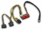 Adapter Inter-Tech 88882190 SATA, 4 pin, 0.4 m, mitmev&auml;rviline