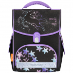 Kooli seljakott Tiger Family TGJT-001A, must v./violetne v., 31 cm x 19 cm x 36 cm