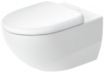 WC-pott, seinapealne Duravit Architec Rimless, kaanega, 365 mm x 575 mm