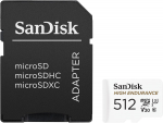 M&auml;lukaart SanDisk High Endurance SDSQQNR-512G-GN6IA, 512 GB, 100 Mb/s - 40 Mb/s