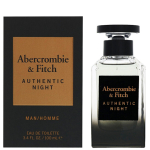 Tualettvesi Abercrombie & Fitch Authentic Night Man, 30 ml
