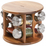 Maitseainete riiul Homla Mooka 230152, l&auml;bipaistev v./pruun v., 19 cmx19 cm