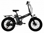 Elektriratas Fat Bike Vesuvio, 20", 20", 250 W, 13 Ah, must