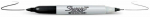Veekindel marker Sharpie Twin Tip S0811100, 0.5 - 1 mm, must v.