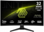 Monitor MSI MAG 321CQF E18, Rapid VA, 180 Hz, WQHD, 31.5"