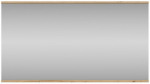 Peegel Yamael, rippuv, 135 cm x 74 cm, pruun v.