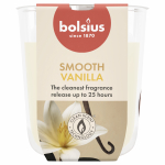 K&uuml;&uuml;nal, l&otilde;hna Bolsius Smooth Vanilla, 25 h, Valge v./Pruunikas v.