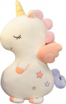 Pehme m&auml;nguasi &uuml;kssarvik Lean Toys, valge v., 50 cm
