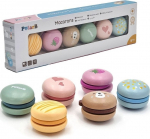 Arendav m&auml;ng Viga Toys PolarB Macarons, mitmev&auml;rviline, 6 tk