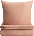 Voodipesukomplekt Homla Avelia 243719, tume beež, 160 x 200 cm