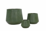 Lillepott Domoletti LT14769-3S, keraamiline/savi, &Oslash; 50 cm, roheline v.