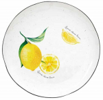 Taldrik prae Easy Life Amalfi, 26 cm x 26 cm, valge v./kollane v.