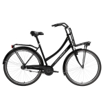 Jalgratas linna- Bisan Fluante C, 28 ", 20.5" raam, must v./hall v.
