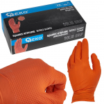 T&ouml;&ouml;kindad &uuml;hekordsed Geko Solid Grip G75201, t&auml;iskasvanutele, oranž v., XXL, 50 tk