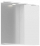 Seinakinnitusega vannitoakapp peegliga Kalune Design Purus, valge v., 18 cm x 63 cm x 68 cm