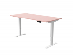 Arvutilaud reguleeritava k&otilde;rgusega Desktronic HomePro 40 853, 180 cm x 80 cm, 126 cm, valge v./roosa v.