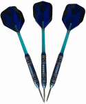 Noolem&auml;ngu tarvikud, nooled Master Grot Cyclone Brass 24g, sinine v./must v., 3 tk