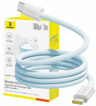 Juhe Baseus Dynamic 4 Pro, 2 x USB Type C, 100 cm, helesinine v., 100 W