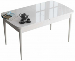 S&ouml;&ouml;gilaud pikendatav Kalune Design Han, valge v., 114 - 144 cm x 70 cm x 78 cm