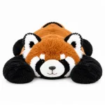 Pehme m&auml;nguasi punane panda Lean Toys, pruun v./must v., 60 cm