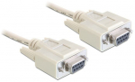 Juhe Delock SATA / SATA Sub-D 9 pin female, Sub-D 9 pin female, 3 m, hall v.