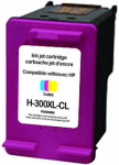 Tindiprinteri kassett Uprint HP 300XLCl, sinine/punane/kollane