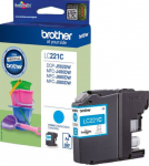 Tindiprinteri kassett Brother LC221C, sinine v.