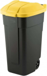 Pr&uuml;gikast Curver 214128, must v./kollane v., 110 l, 88 cm x 52 cm