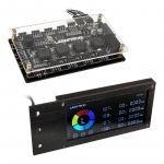 LED valgustuse kontroller Lamptron SM436, must v.
