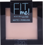Kompaktne pulber Maybelline Fit Me Matte + Poreless, 120 classic ivory, 9 g