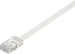 Juhe Goobay U/UTP Cat6 Flat RJ-45, RJ-45, 10 m, valge v.