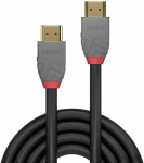 Juhe Lindy Anthra HDMI 2.0 Male, HDMI 2.0 Male, 3 m, hall v.