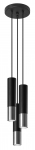 Valgusti rippuv Sollux Loopez 3P 5903282731660, GU10, 3 x 40 W, must v.