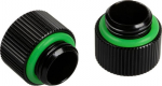 &Uuml;hendus BitsPower Touchaqua extension 1/4", 1 cm, must/roheline, 2 tk