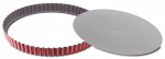 K&uuml;psetusvorm Tefal Delibake 10560831, punane v./hall v., 28 cm x 28 cm