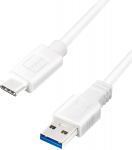 Kaabel Logilink USB - USB-C CU0173 USB, USB-C, 0.5 m, valge v.