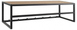 Seina riidenagi Seaford, 77 cm x 28 cm, tamm v./must v.