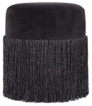 Tumba Hanah Home Merkur 209FLF1258, must v., 45 cm x 45 cm x 40 cm