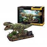 3D-pusle National Geographic National Geographic T-Rex 306-DS1051, 44 cm x 17 cm, 52 tk, mitmev&auml;rviline