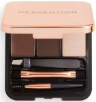 Kulmude v&auml;rv Makeup Revolution London Brow Sculpt Kit, 2.2 g dark brown