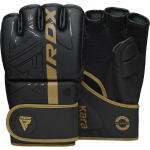 MMA kindad RDX Grappling F6 Matte GGR-F6MGL-M, kuldne/must, M