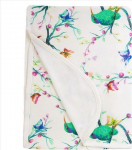 Tekk BabyMatex Bamboo MT0364, 100 x 75 cm, valge v./mitmev&auml;rviline