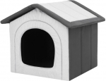 Loomavoodi Hobbydog House Ekolen Oxford BUEPGO4, hall/grafiit, R4