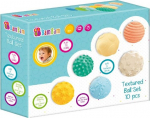Arendav m&auml;ng BamBam Textured Balls, mitmev&auml;rviline, 10 tk