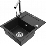 K&ouml;&ouml;givalamu Mexen Enzo 6506-73-671600-00, graniit, 57.6 cm x 46.5 cm x 17.4 cm, h&otilde;be/must/kroom