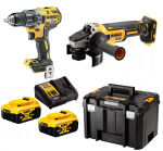 Juhtmevaba t&ouml;&ouml;riistakomplekt koos akuga Dewalt DCK2020P2T-QW, 18 V, 5 Ah