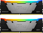Operatiivm&auml;lu (RAM) Kingston Fury Renegade RGB KF432C16RB2AK2/16, DDR4, 16 GB, 3200 MHz
