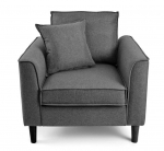 Tugitool Domoletti MARRERO 1, helehall v., 83 cm x 85 cm x 82 cm