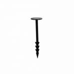 Tihvt-ankur kinnitamiseks Bradas, 18 cm, 18 cm, plastik, must v., 100 tk